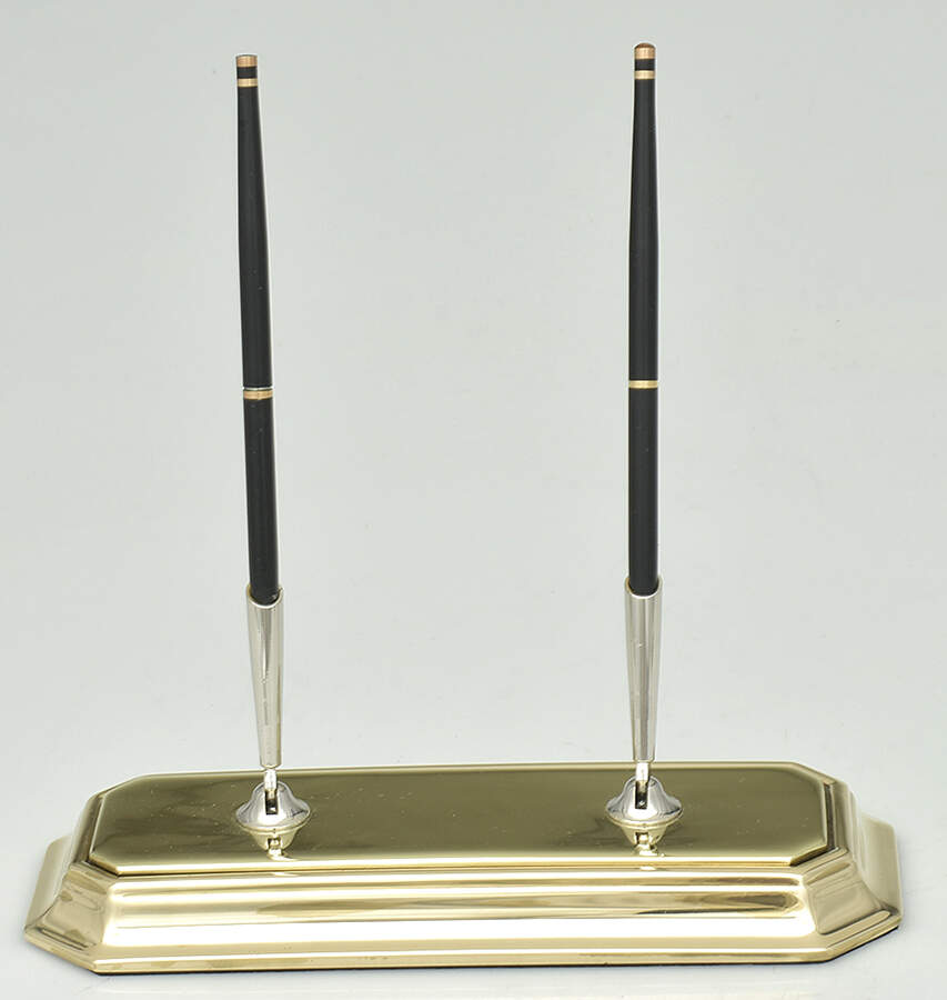 Estate Series (Brass, Hollowware) 3 Piece Desk Set by Baldwin Brass-1