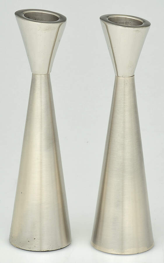 BDX1 (Pewter, Hollowware) Pair of 6" Candlesticks by Bed Bath & Beyond-Flatware-1