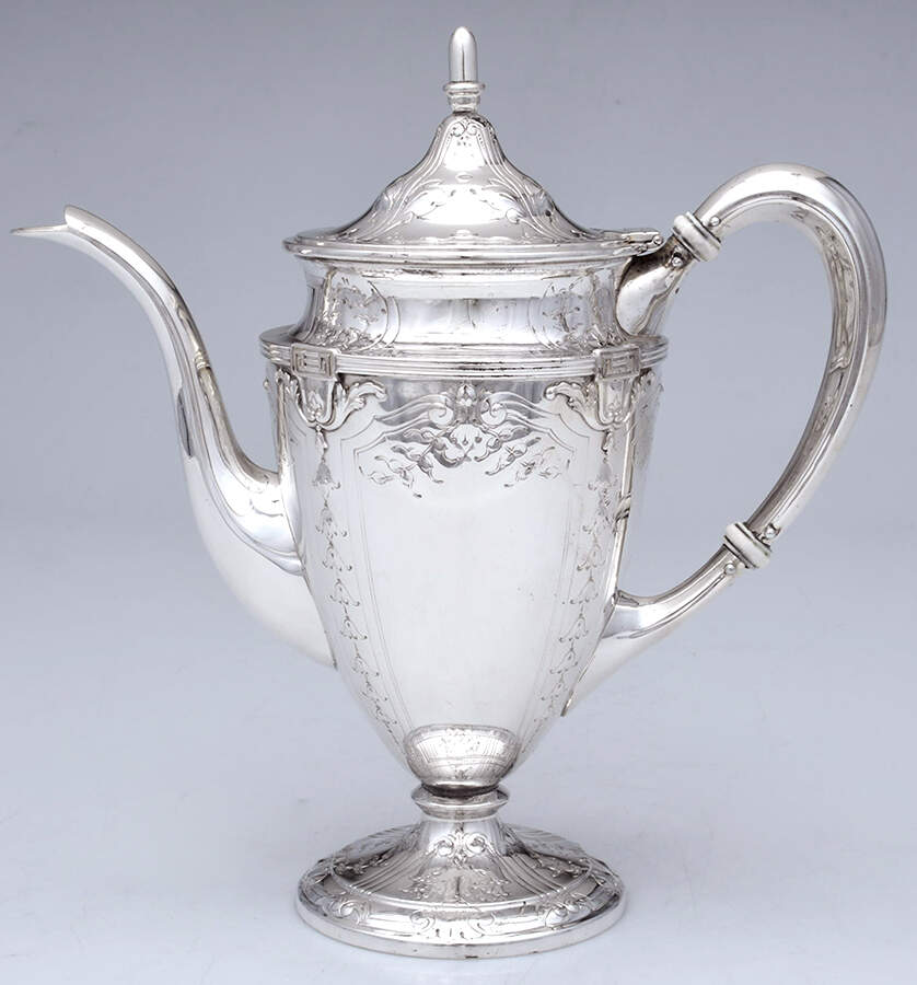 1700 (Sterling, Hollowware) Teapot by Barbour Silver (USA)-1