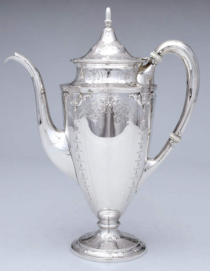 1700 (Sterling, Hollowware) Coffee Pot by Barbour Silver (USA)-1