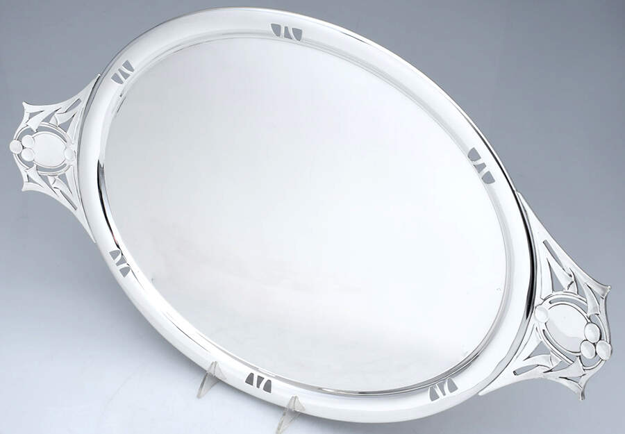BEV16 (Silverplate, Hollowware) 24" Waiter Tray by Berndorf-1