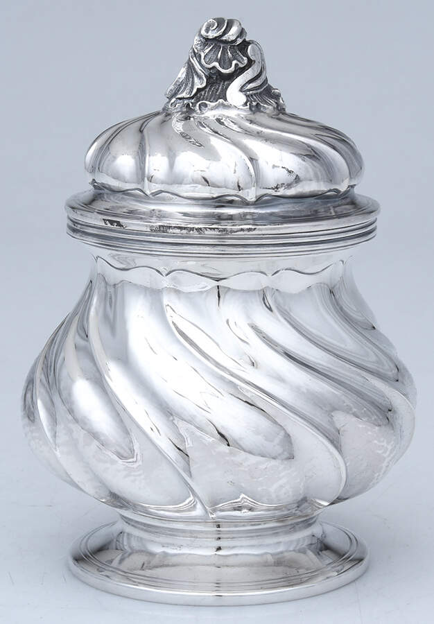 BCC9 (Sterling, Hollowware) Sugar Bowl & Lid by Buccellati-1