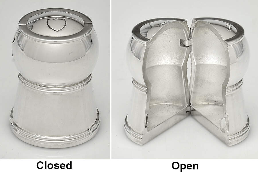 Silverplate Hollowware Cork Holder by Christofle France-1