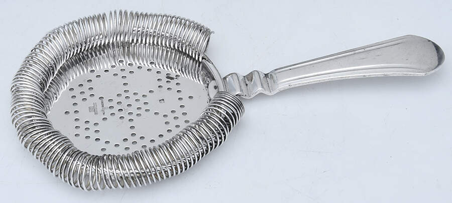 Silverplate Hollowware Cocktail Strainer by Christofle France-1