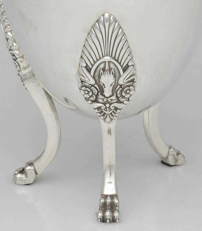 Malmaison-Beauharnais (Silverplate, Hollowware) (5 Pc) Tea Set (CPBH, TPBH, CRBH, PSUNH & PWTL) by Christofle France-3