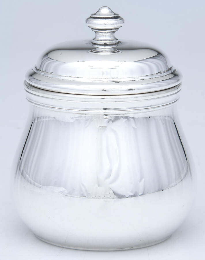 Bagatelle (Silverplate, Hollowware) Sugar Bowl & Lid by Christofle France-1