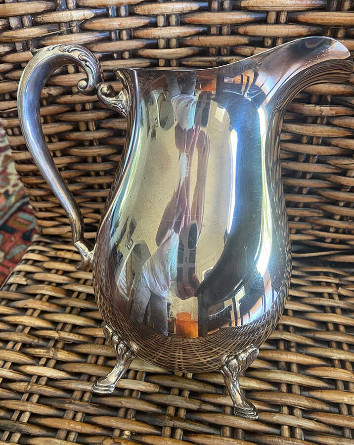 Silverplate Hollowware 54 Oz Pitcher by Crescent Silverware-1