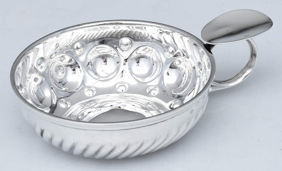 Sterling Hollowware Individual Wine Tasting/Tastevin by Christofle France-1