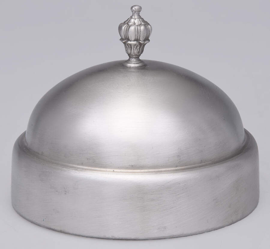 Pewter Hollowware Lid for Round Butter Dish by Connecticut House Pewterers-1