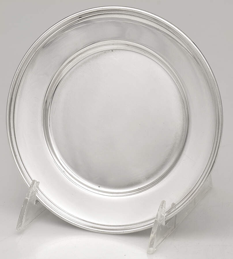 CGV1 (Sterling, Hollowware) Bread Plate by Chicago Silver -1