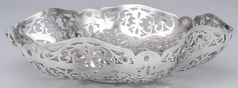 CJV12 (Sterling, Hollowware) Sterling Epergne by CJ Vander-2