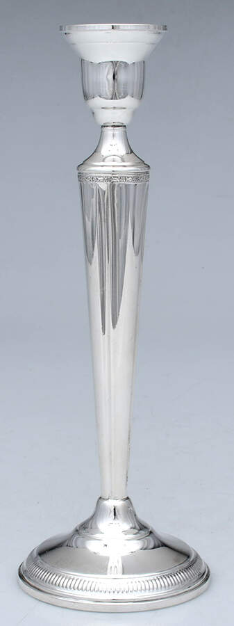 CS1 (Sterling Hollowware) 9" Weighted Candlestick by Columbia Silver (Sterling)-1