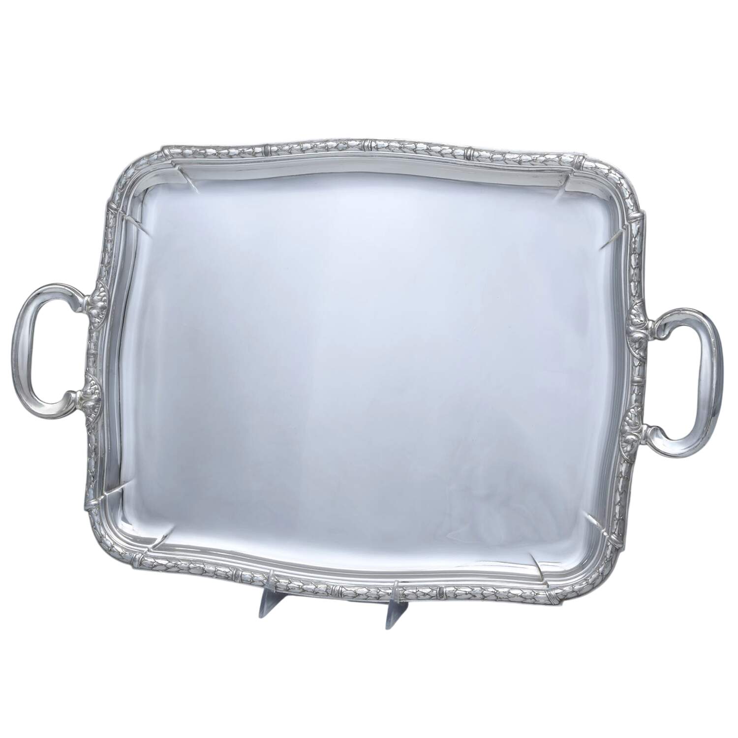 CTF132 (Silverplate, Hollowware) Silverplate Waiter Tray by Christofle France-1