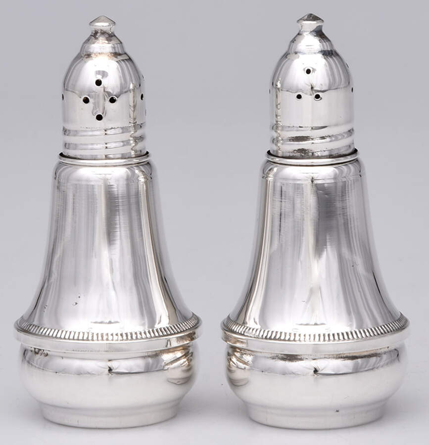 Sterling Hollowware Weighted Salt and Pepper Set by Duchin Creations-1