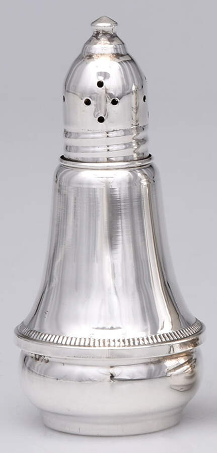 Sterling Hollowware Weighted Salt Shaker by Duchin Creations-1