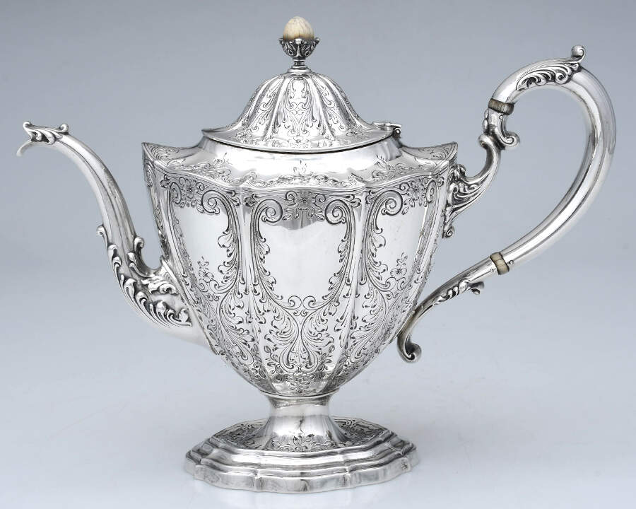 11822 (Sterling, Hollowware) Teapot by Durgin-1