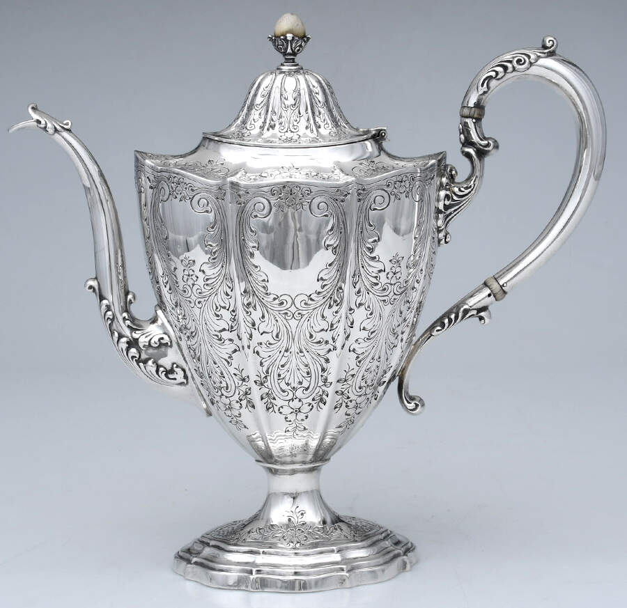 11822 (Sterling, Hollowware) Coffee Pot by Durgin-1