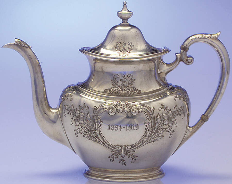 122 (Sterling, Hollowware) Teapot by Durgin-1