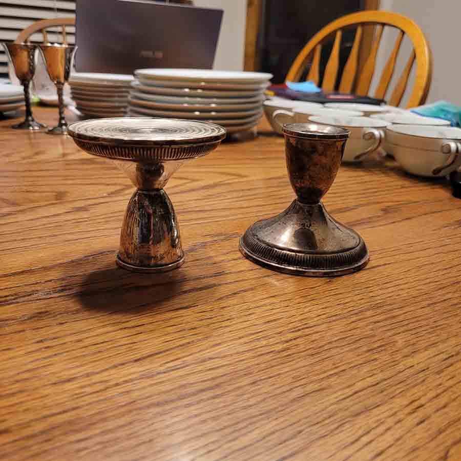 Sterling Candlesticks Weighted Candleholder by Duchin Creations-1