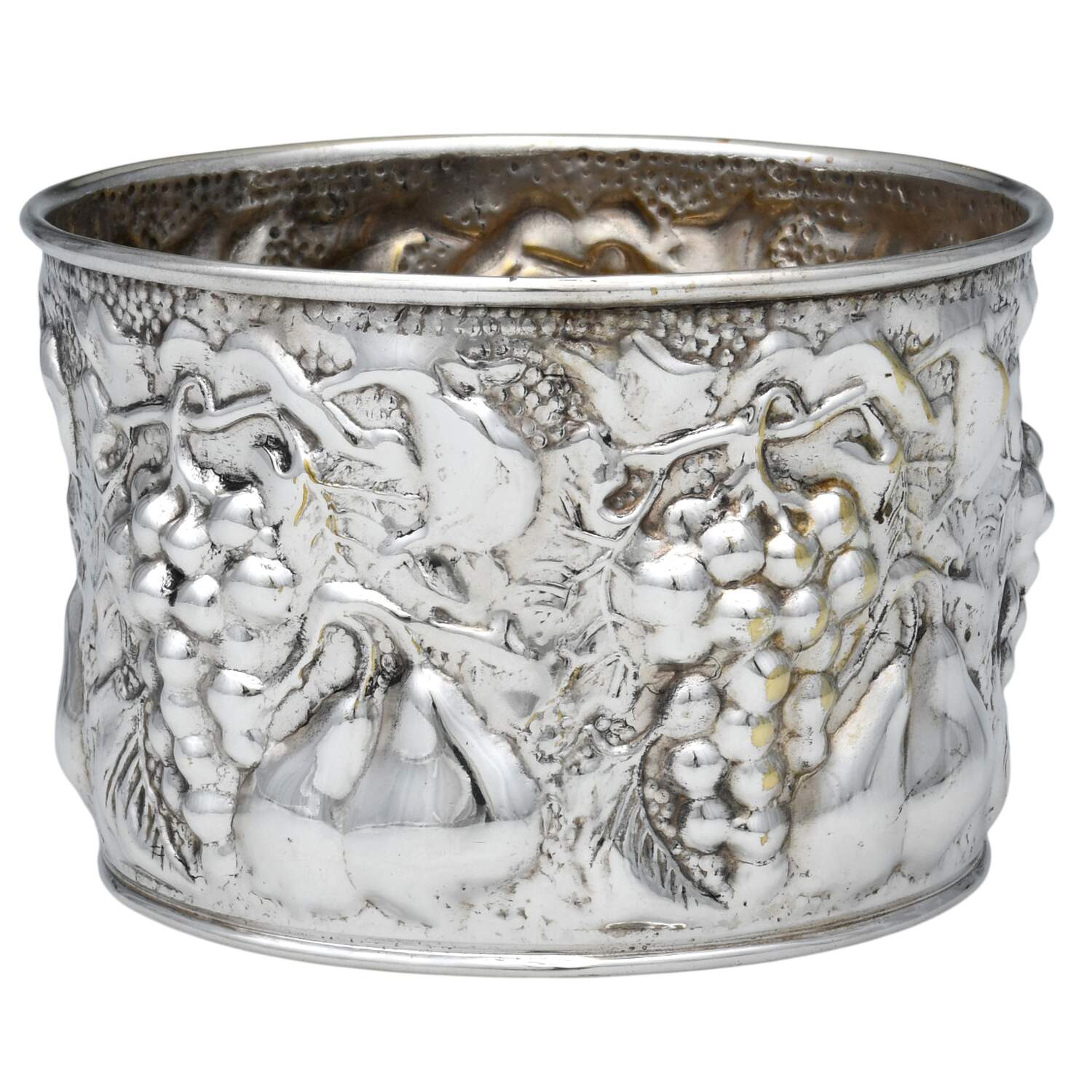 Silverplate Hollowware Wine Bottle Holder by De Uberti Silver-1