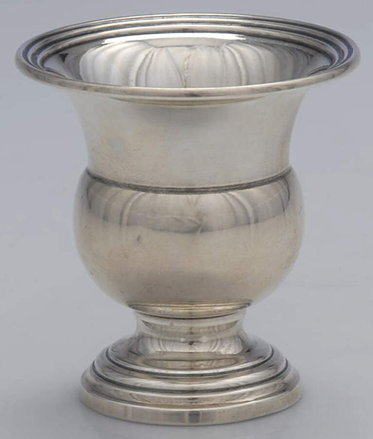 19 (Sterling, Hollowware) Toothpick Holder by Dunkirk Silversmiths-1