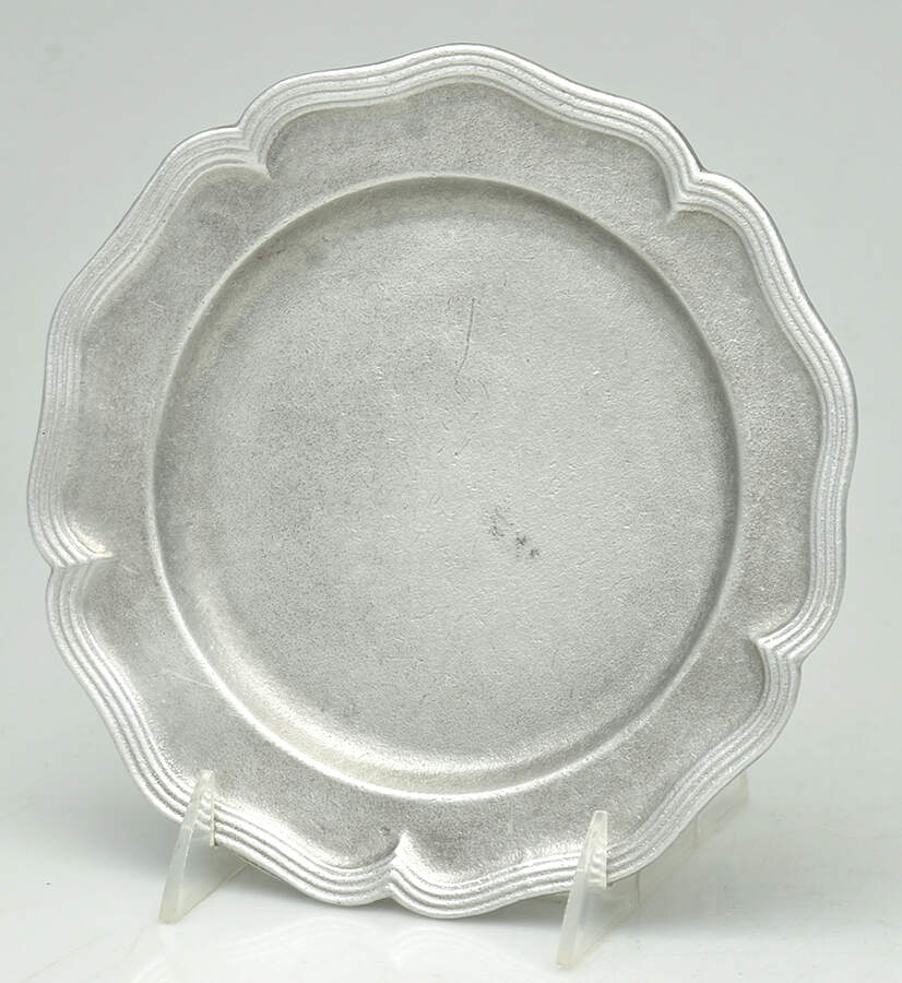 DC6000 (Pewter, Hollowware) Salad Plate by Duracast USA-1