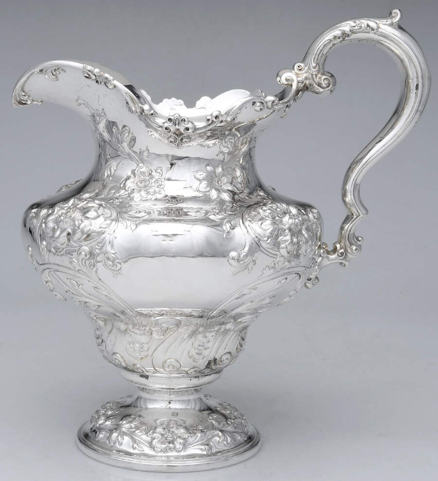 3412 (Sterling, Hollowware) Sterling Water Pitcher by Dominick & Haff-1