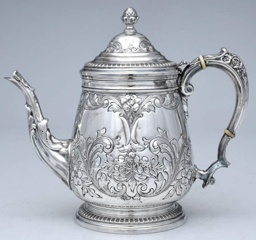 224 (Sterling, Hollowware) Teapot by Durham Sterling-1