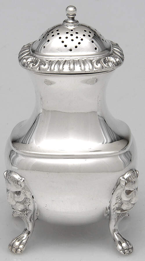 Silverplate Hollowware Pepper Shaker by Ellis-Barker-1