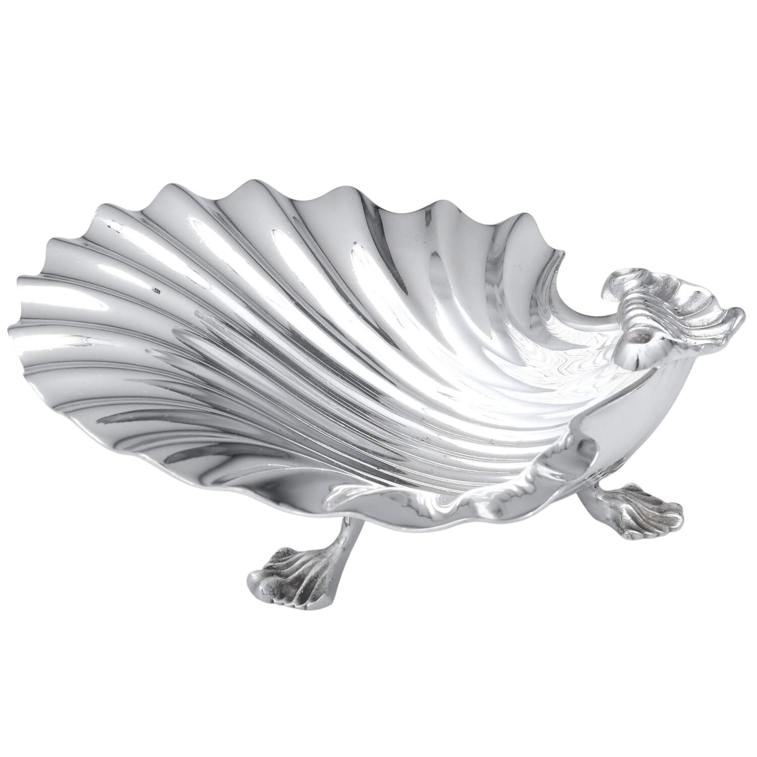 Silverplate Hollowware 5" Shell Shape Bon Bon by Ellis-Barker-1