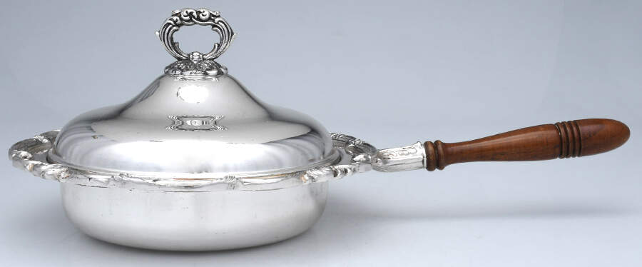 787 (Silverplate, Hollowware) Chafing Dish & Lid by English Silver Mfg Co.-1