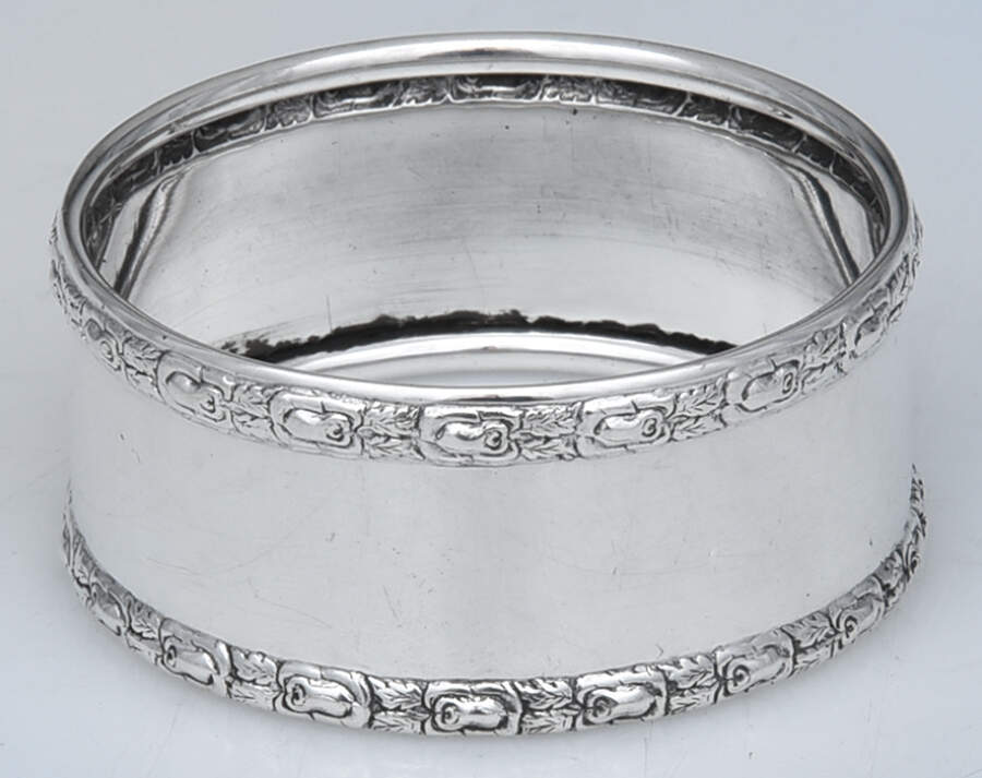 Talisman Rose (Sterling, 1948, Plain, Hollowwaree) Napkin Ring by Frank Whiting-1