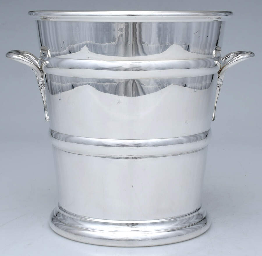 Silverplate Hollowware Champagne/Wine Cooler by Friedman-1