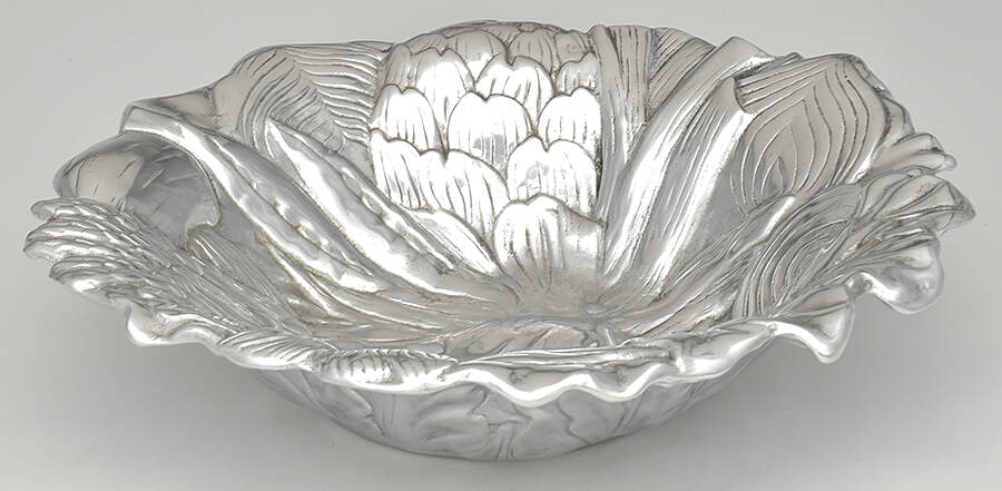 Vegetables (Metal, Hollowware) 14" Salad Serving Bowl by Fitz & Floyd-1