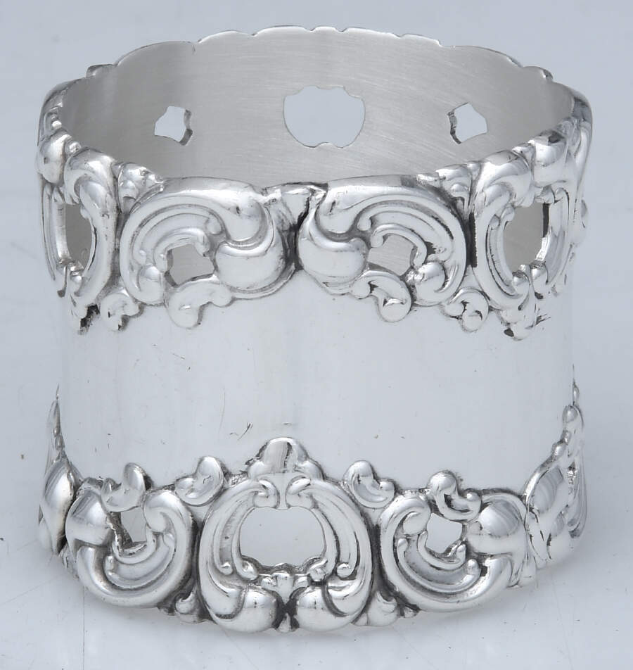 393 (Sterling, Hollowware) Napkin Ring by Frank Whiting-1