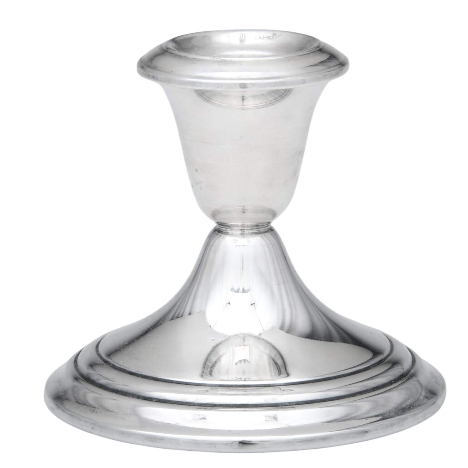 Colonial (Silverplate, Hollowware) 3" Console Candleholder by Gorham Silver-1