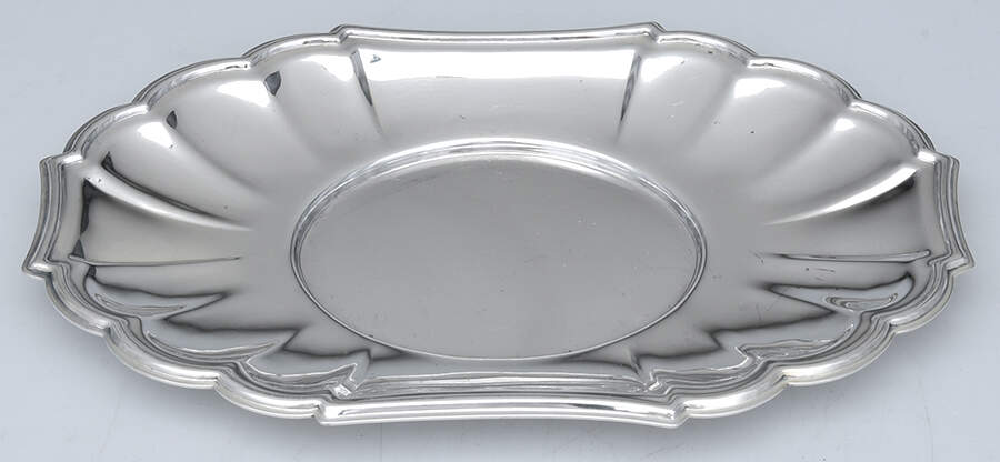 Fluted (Plated, Hollowware, Heritage) Plated Gravy Underplate by Gorham Silver-1