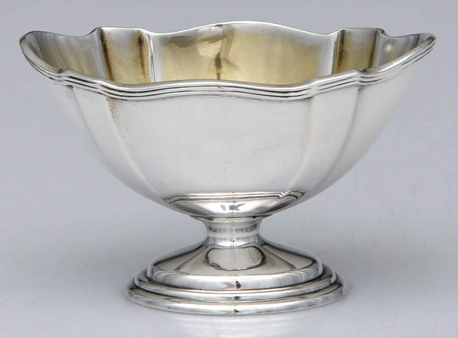 Plymouth-Large (Sterling, Hollowware) Master Open Salt by Gorham Silver-1