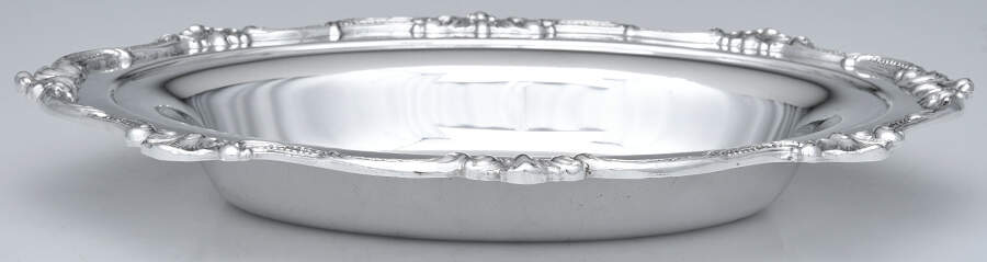 Strasbourg Court (Silverplate, Hollowware) Double Oval Vegetable No Lid by Gorham Silver-1