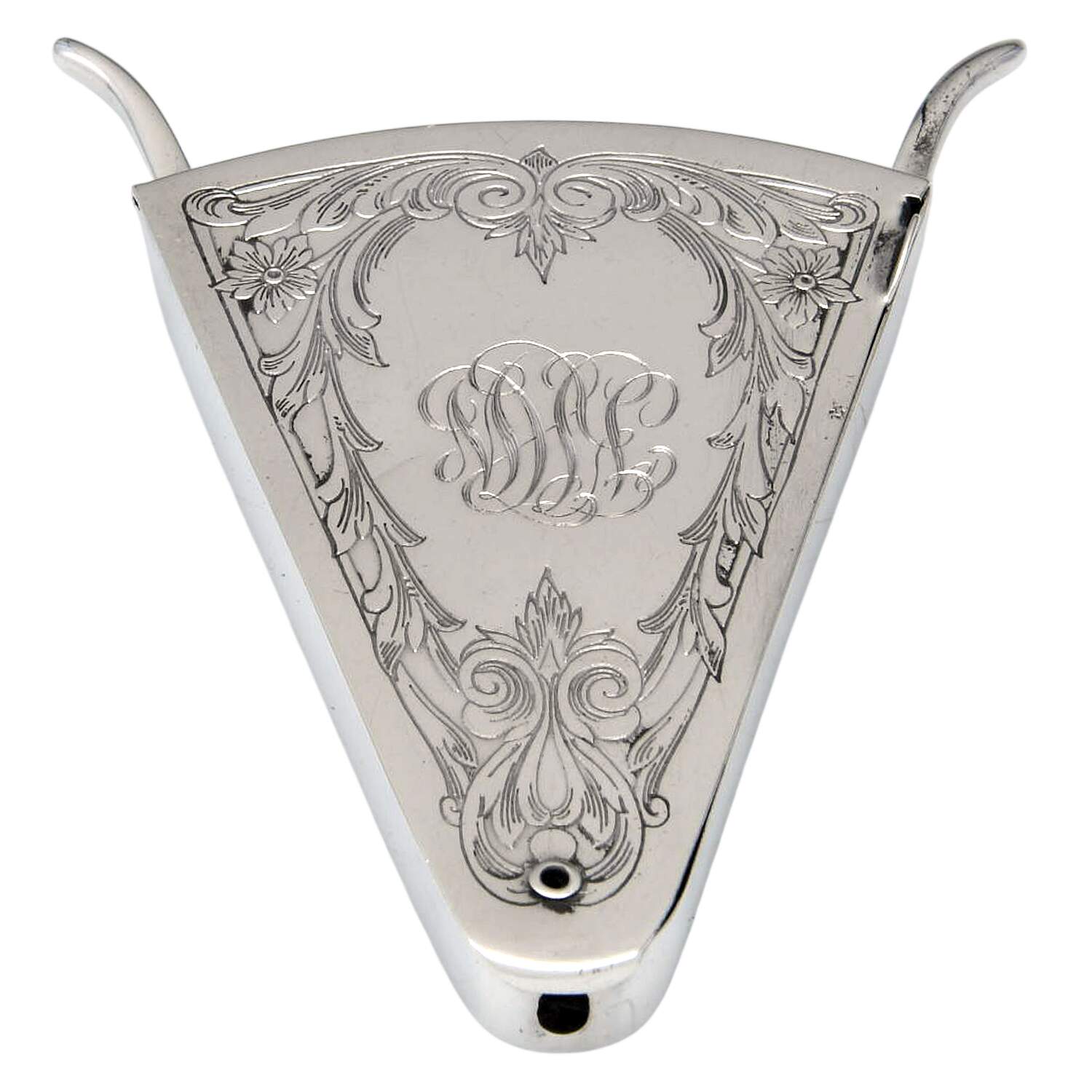 Fairfax No.4-B-Engraved (Hollowware) Lemon Wedge Squeezer by Gorham Silver-1