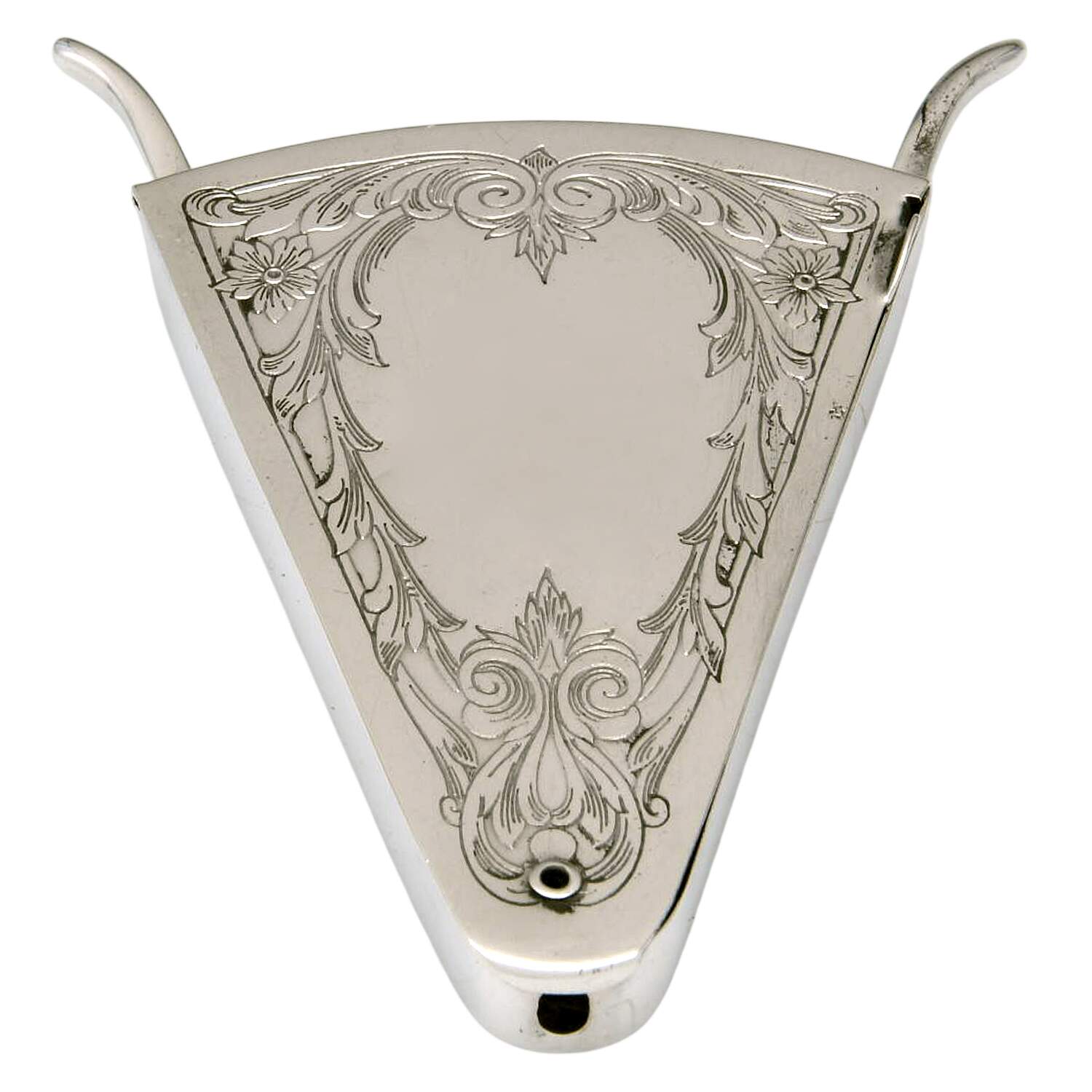Fairfax No.4-B-Engraved (Hollowware) Lemon Wedge Squeezer by Gorham Silver-1