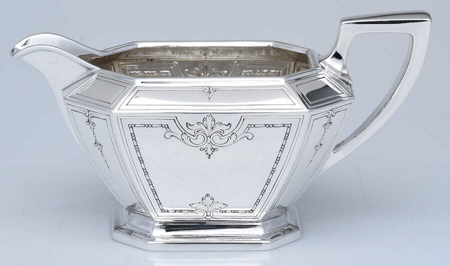 Colfax (Sterling, Hollowware) Creamer by Gorham Silver-1