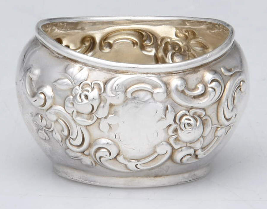 Fleury (Sterling, 1909, Hollowware) Master Open Salt by Gorham Silver-1