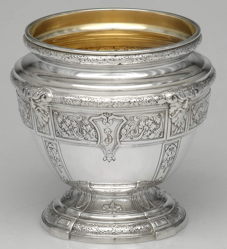Florentine-Florenz (Sterling, 1901, Hollowware) Waste Bowl by Gorham Silver-1