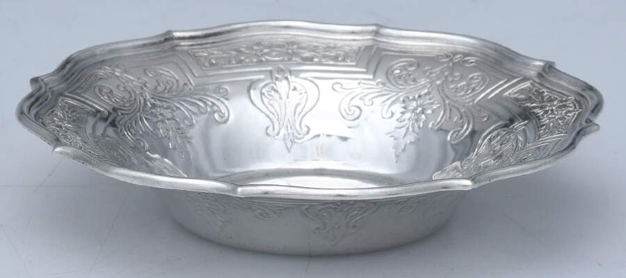 76 (Sterling, Hollowware) Nut Dish by Gorham Silver-1