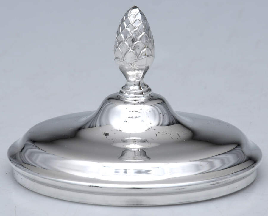 YB401 (Silverplate, Hollowware) Lid for Sugar Bowl by Gorham Silver-1