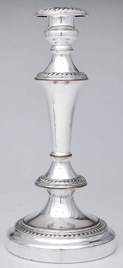 GDS7 (Silverplate, Hollowware) 12" Candlestick by Goldfeder Silver Co-1