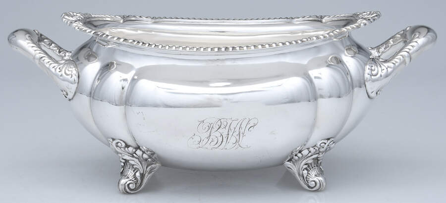 01000 (Silverplate, Hollowware) Tureen No Lid by Gorham Silver-1