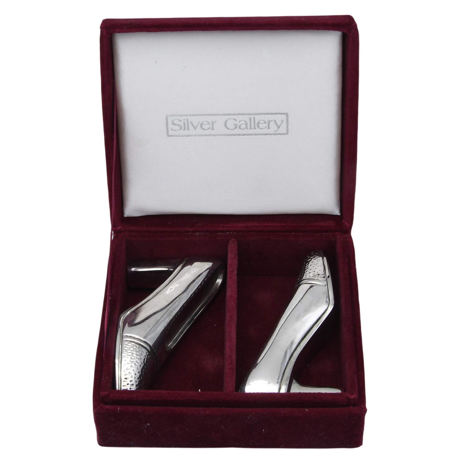 Silverplate Hollowware Salt & Pepper Set by Godinger-1