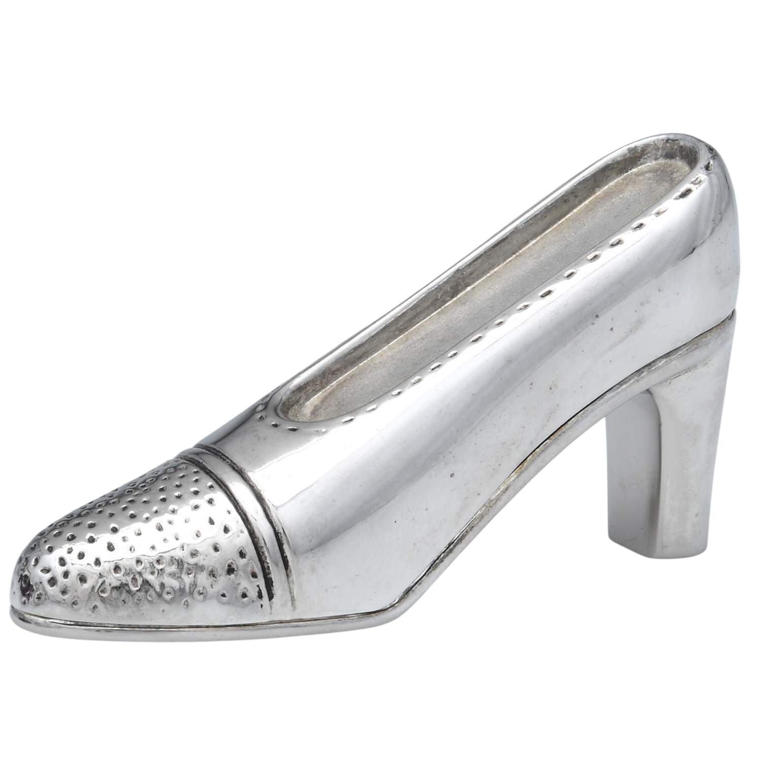Silverplate Hollowware Salt Shaker by Godinger-1